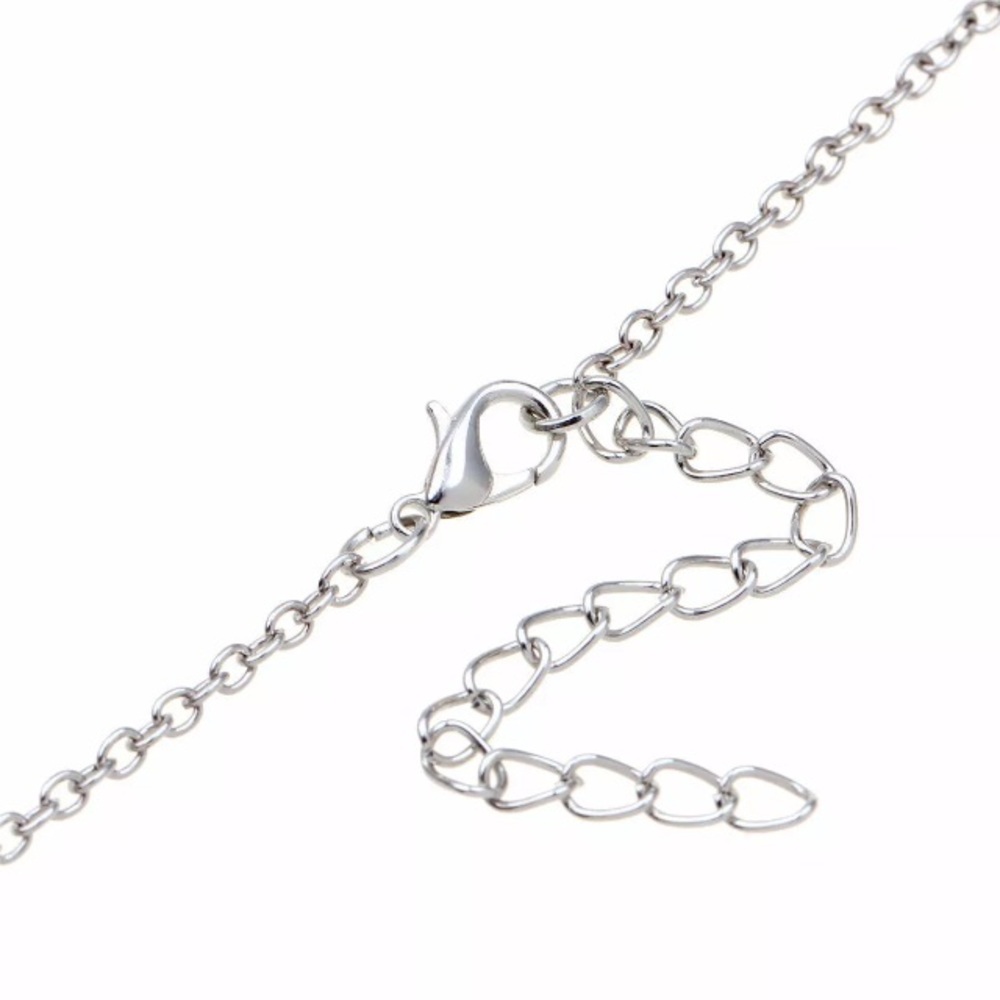 ❤️gorgeous🌈 multicolor beads silver necklace - Picture 6 of 8